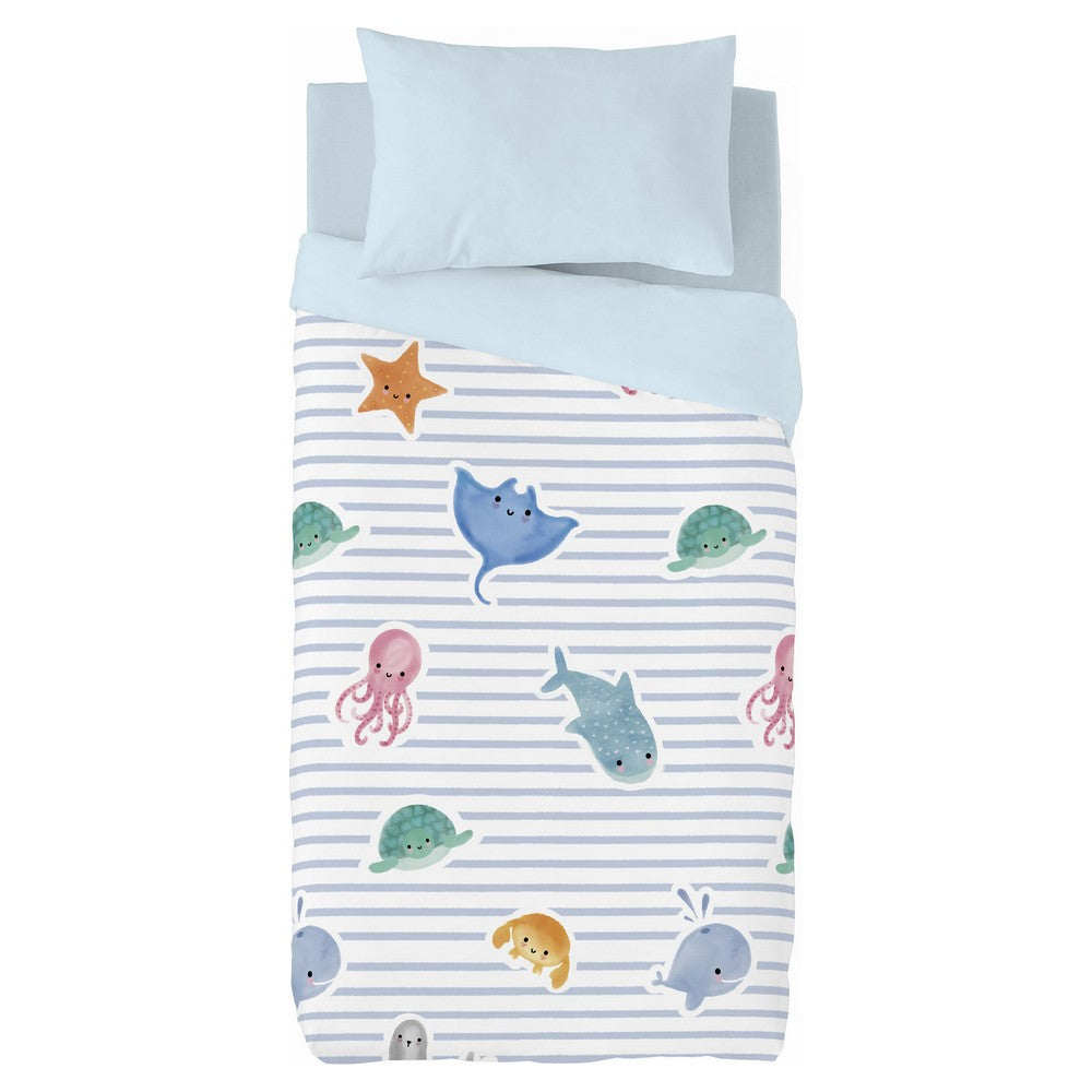 Juego de cama infantil Ocean Cool Kids Design (180 x 220 cm) (Cama individual)