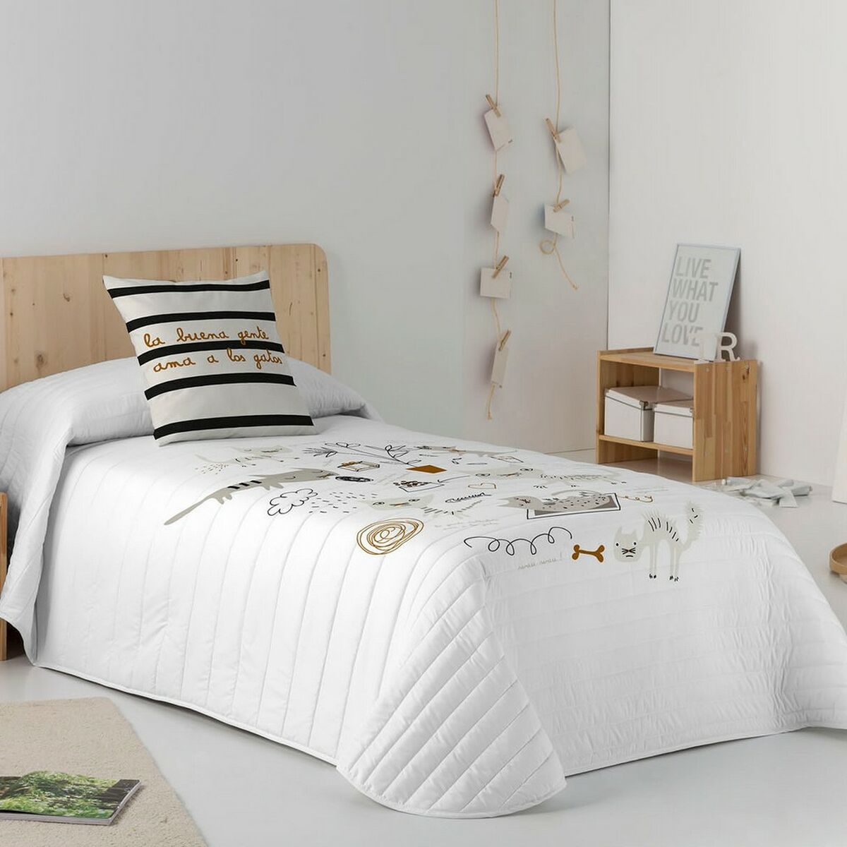 Bedspread (quilt) Panzup Cats 1 (250 x 260 cm) (Bed 150/160)