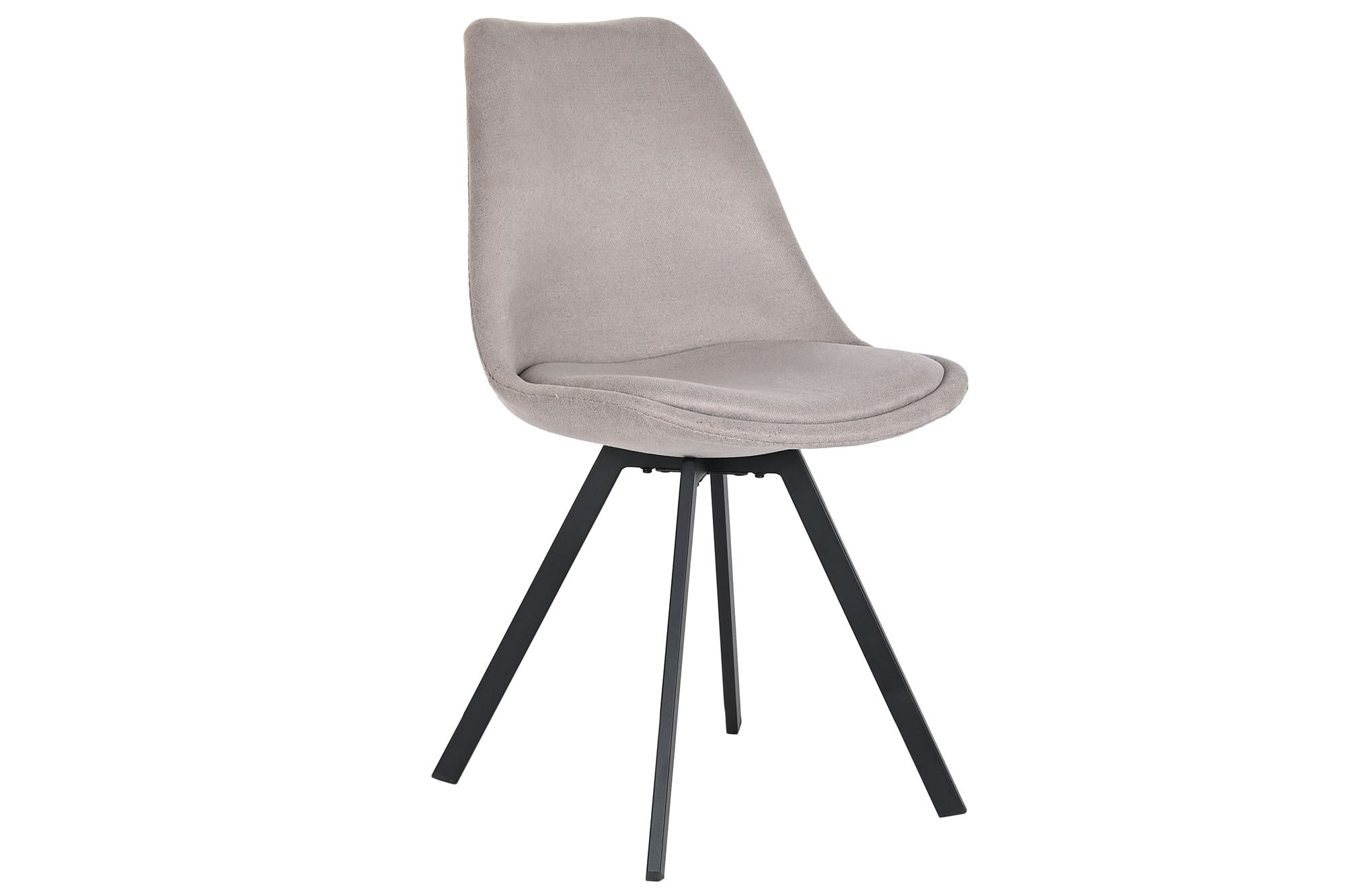 Dining Chair DKD Home Decor Grey Metal Polyester (48 x 58 x 84 cm)