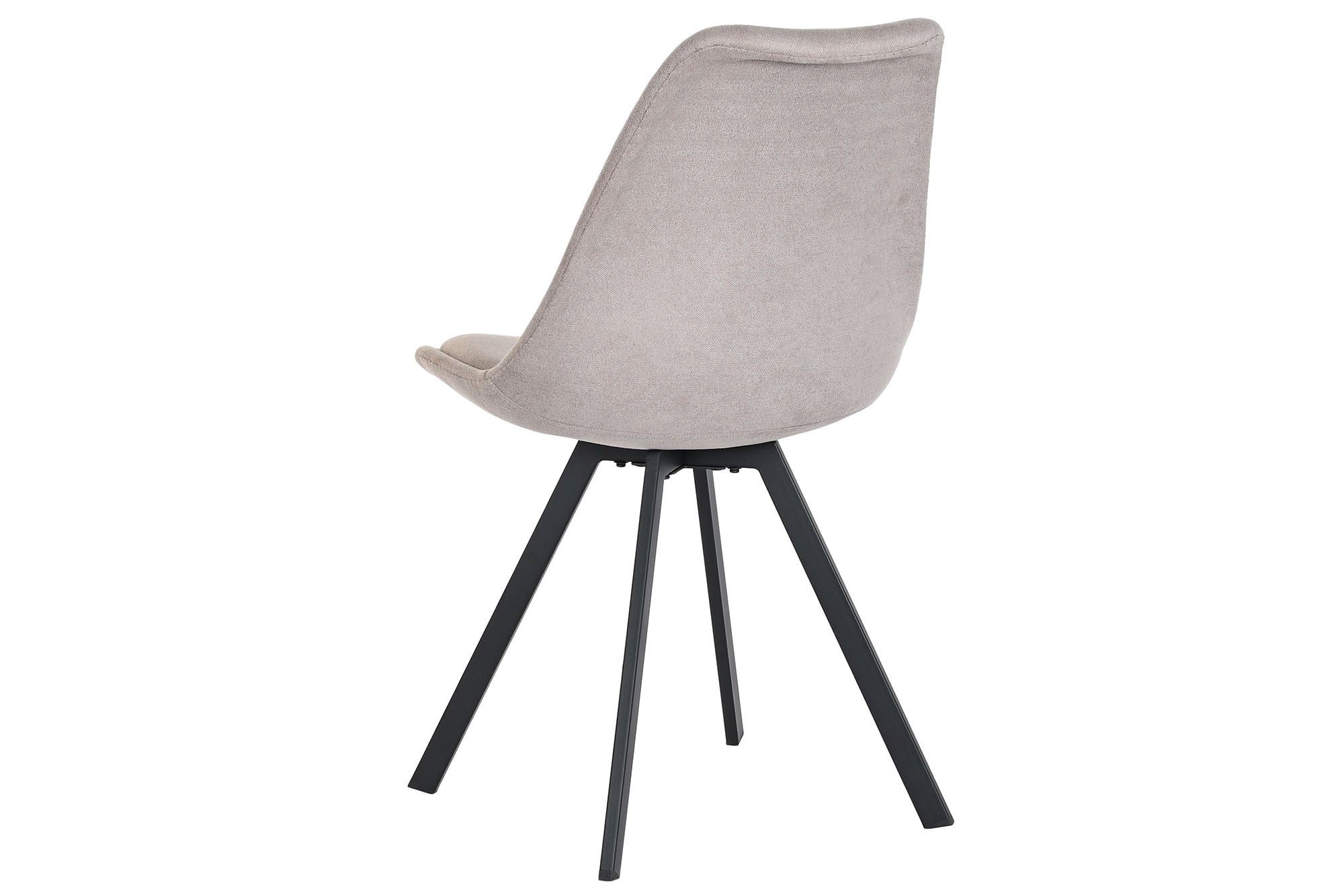 Dining Chair DKD Home Decor Grey Metal Polyester (48 x 58 x 84 cm)