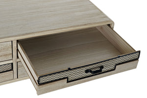 Meuble de télévision Boho Home Decor Métal Bois de paulownia (115 x 61 x 43 cm)