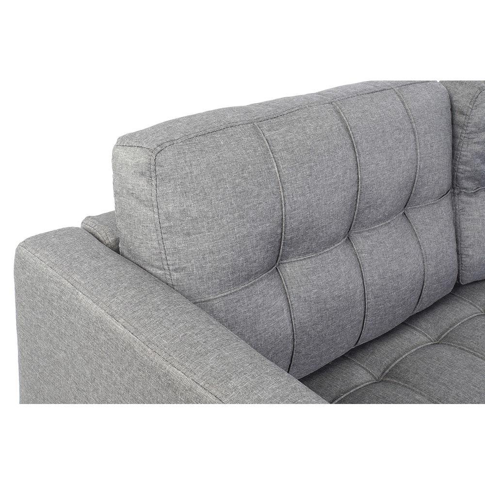 Sofa Chaise Longue MODERNA Dark Gray