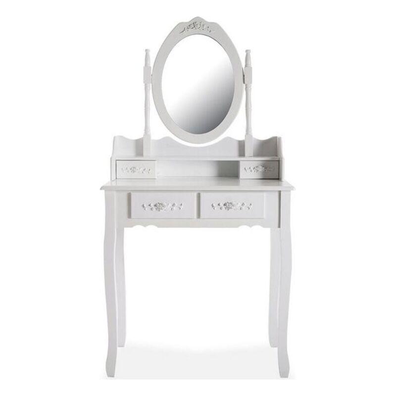 White wooden princess dressing table 