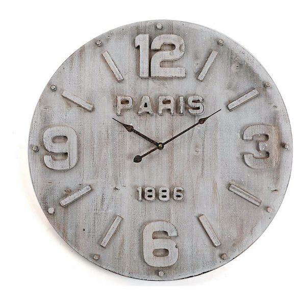 Reloj de pared París de madera reciclada Versa