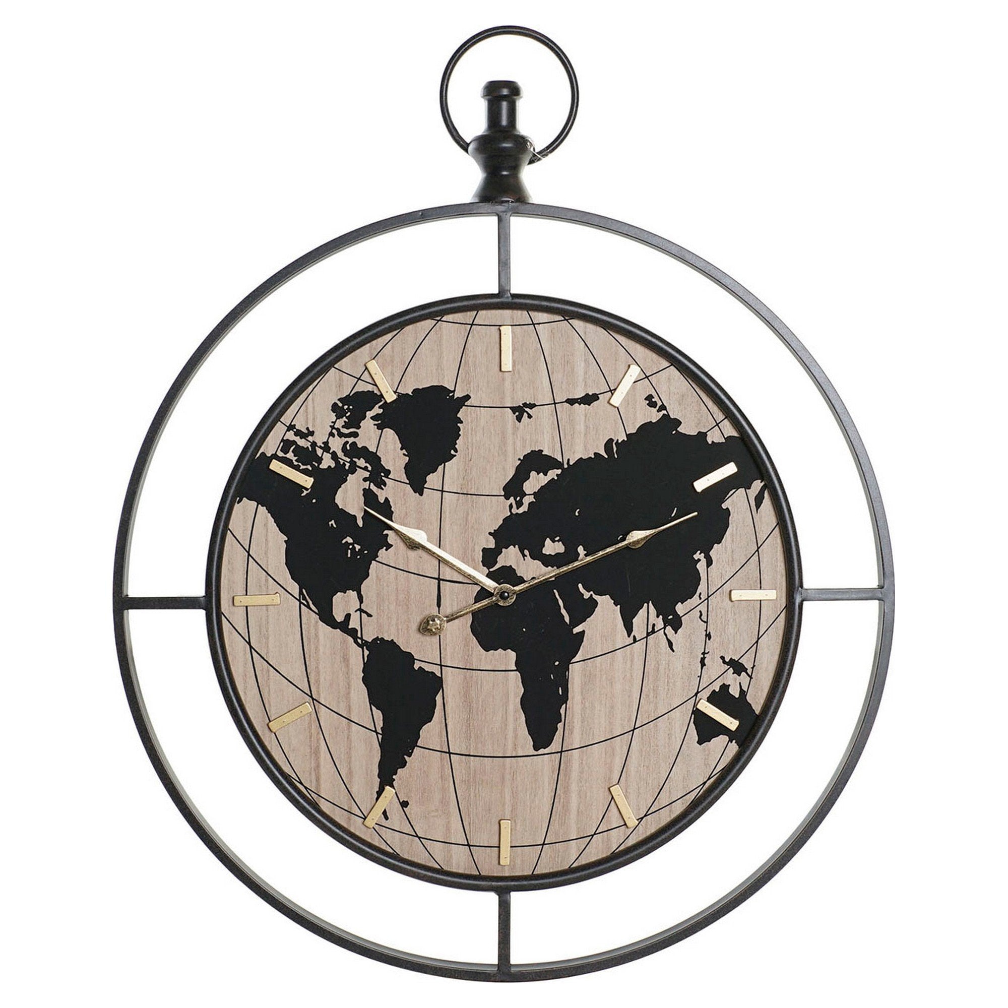 Globe wall clock