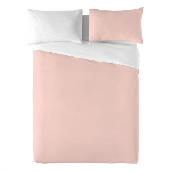 Duvet cover Naturals Two-tone White/Pink (270 X 270 cm) 