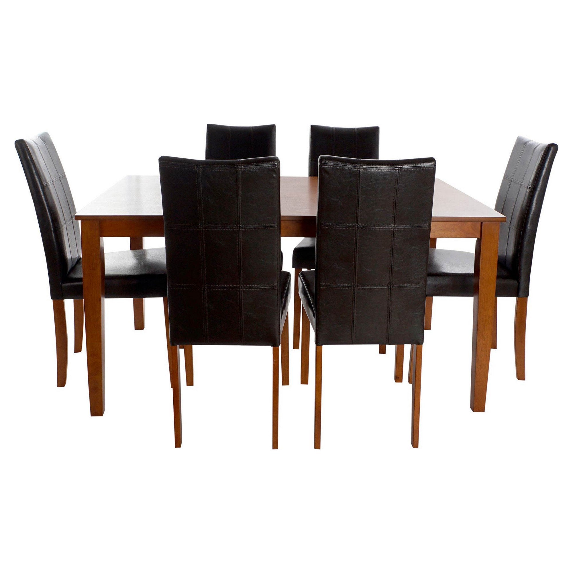 Mesa y 6 sillas de la colección Roble (7 piezas)